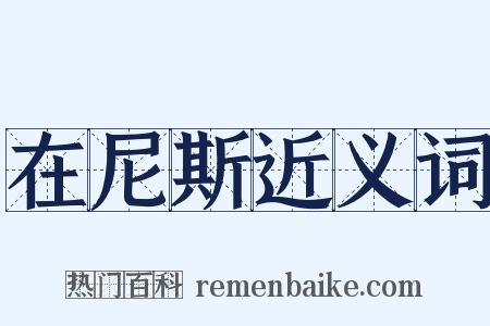 在尼斯近义词是什么意思的图片